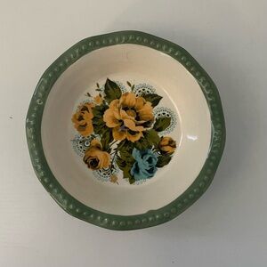Floral Ceramic Mini Pie Dish